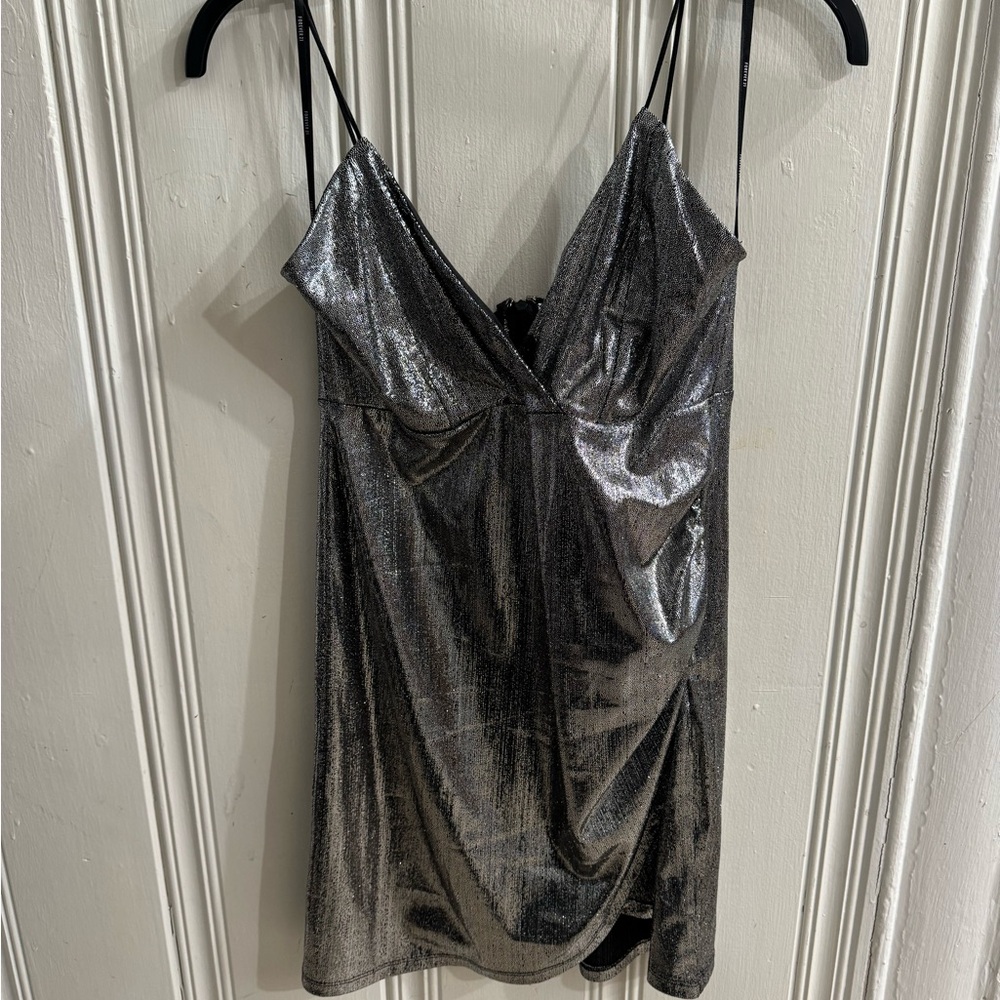 Shimmering Silver Dress
